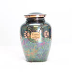 Click here for more information about Copper Raku Pawprint Urn + Private Pet Cremation
