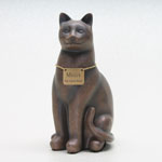 Click here for more information about Standing Cat Urn (includes Private Pet Cremation)